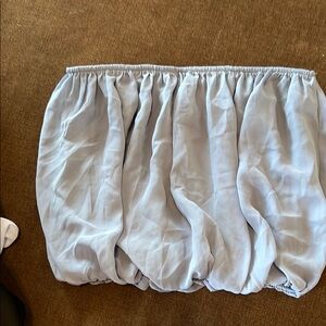 Light Blue Elastic sleeveless crop top